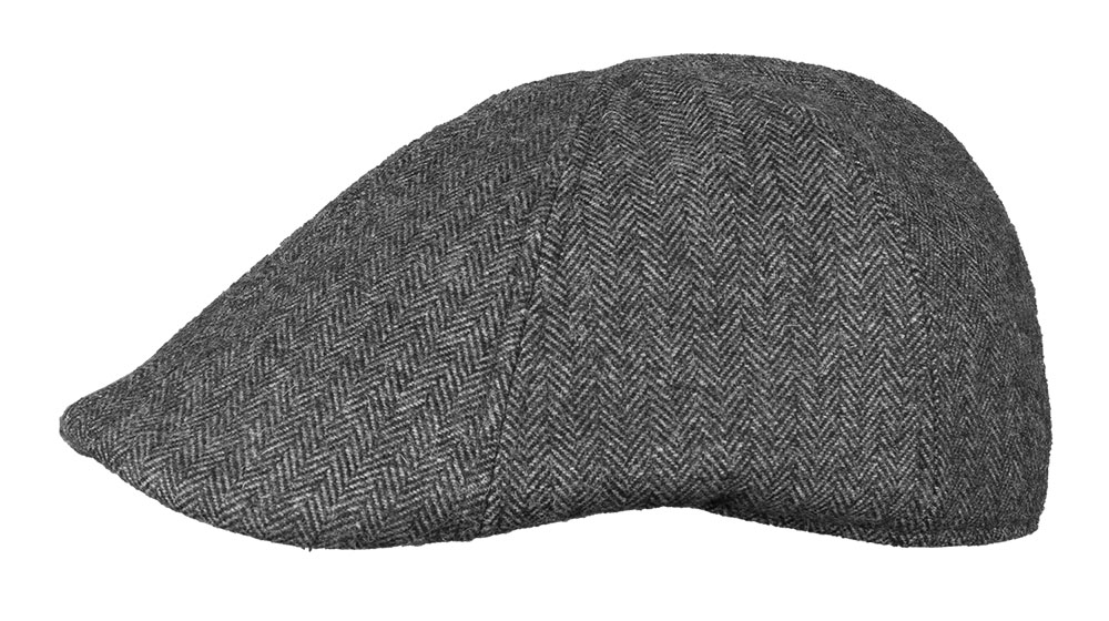 Augie Herringbone 6 Panel Pub Cap - Caps